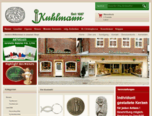 Tablet Screenshot of kuhlmann-muenster.de